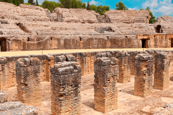 Les ruines romaines depuis Séville day experience