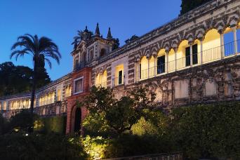 l'Alcazar royal de Séville 