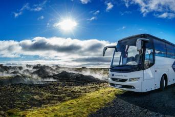 Sud de l'Islande : visite des cascades et des plages de sable noir sans pickup