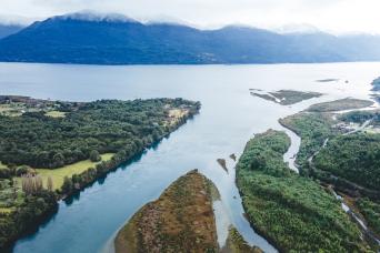 Estuario Reloncavi in Cochamo & Puelo