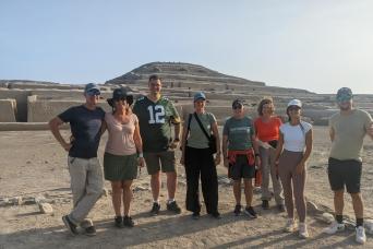 Pyramids of Cahuachi and textile workshop