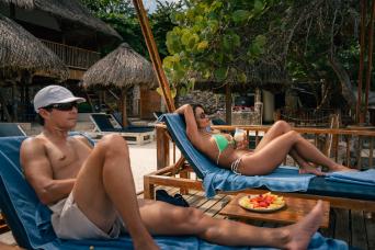 Cartagena: Rosario Islands Day Trip to Isla del Sol with Lunch and Open Bar