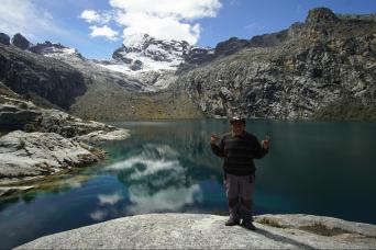 Lake Churup at the Huascaran National Park