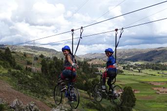 Via Ferrata, Bike Zipline And Rappel Half Day Tour