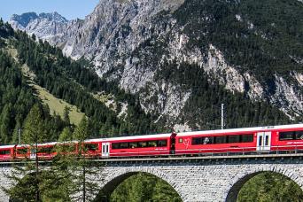 Ex Glacier Train from Central Station
