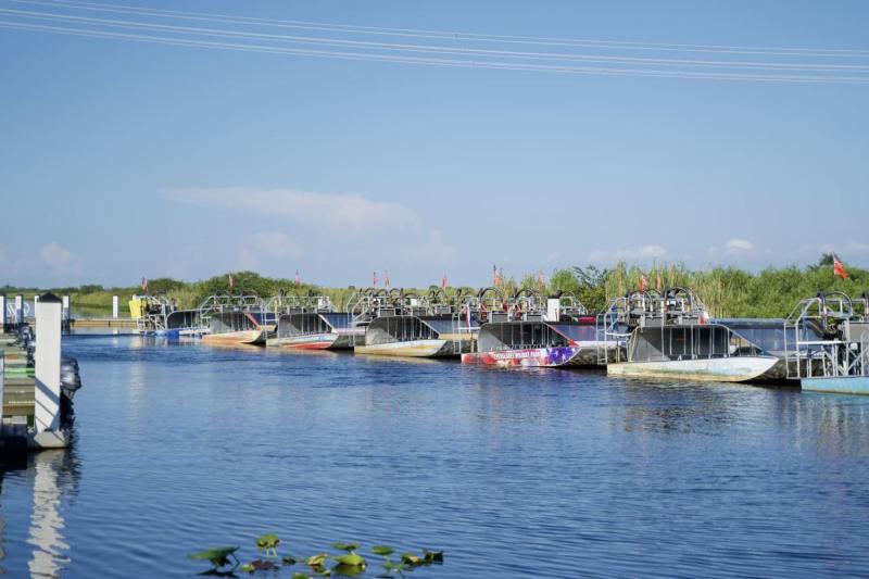An exciting airboat ride