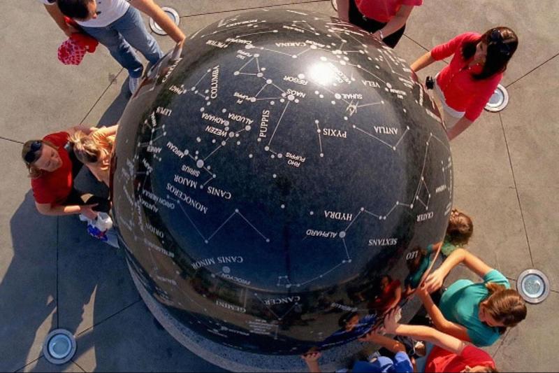 The large granite constellation ball
