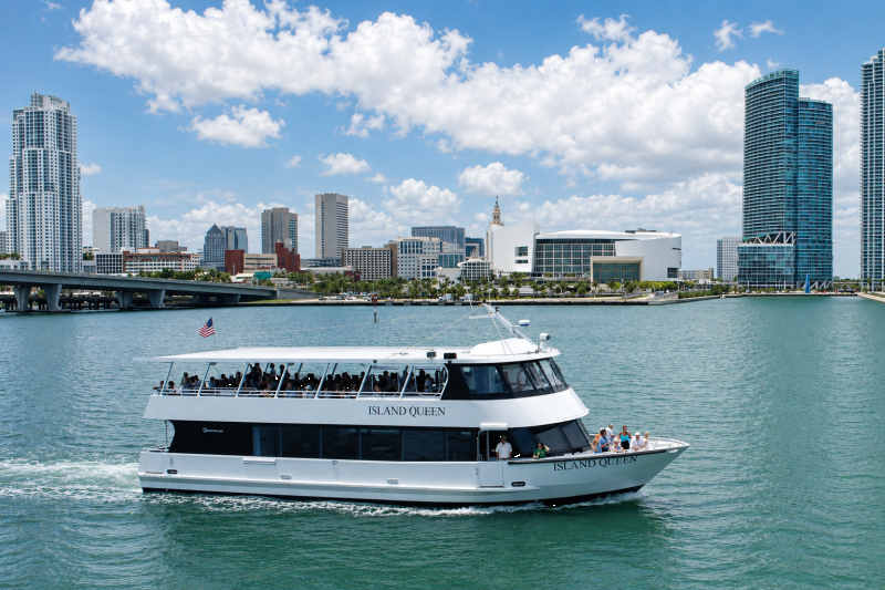 Enjoy the views on the Biscayne Boat Tour