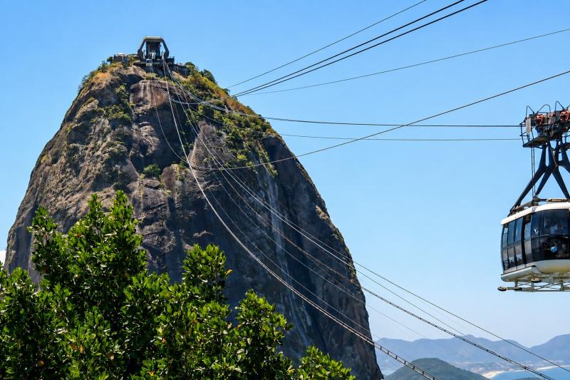 The cable car and Sugar Loaf