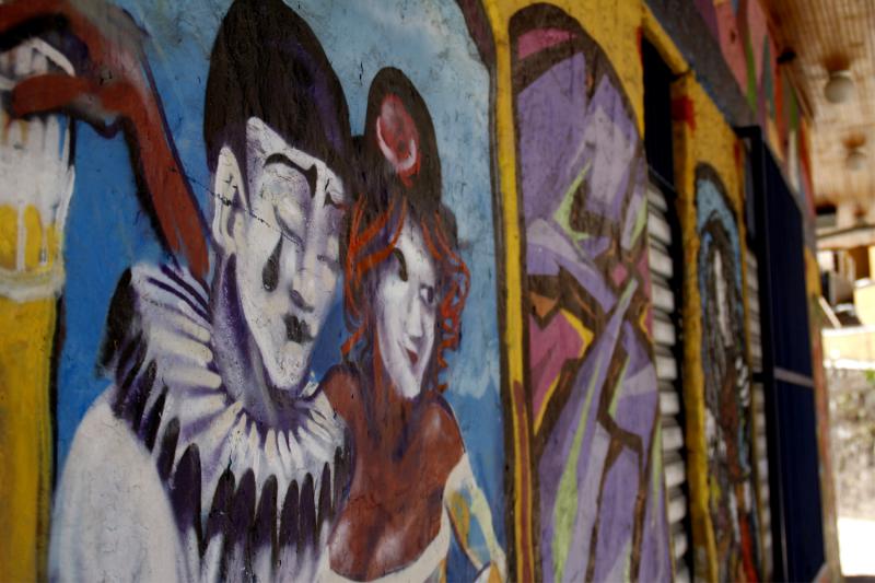 Urban art is everywhere at Santa Teresa