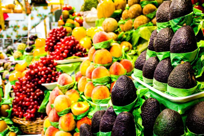 So colorful and tasty fruits