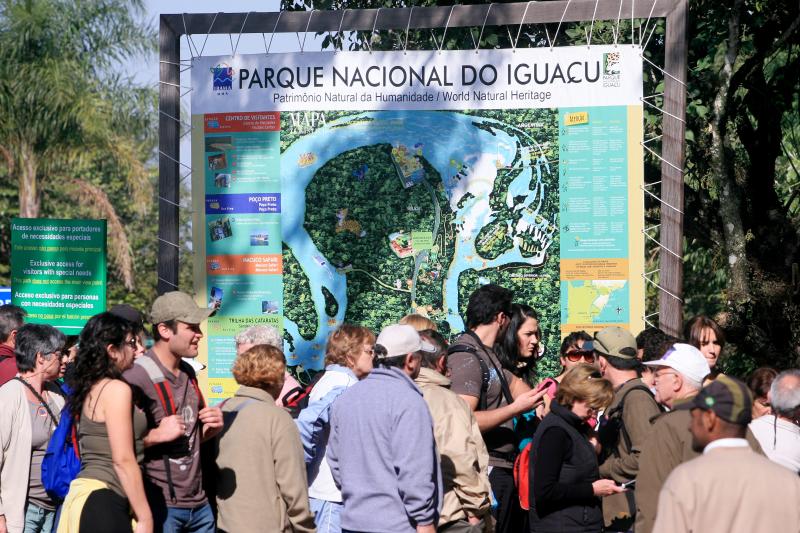 Get inside the Iguassu National Park for a thrilling experience
