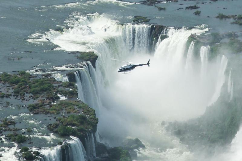 Iguassu Falls - Brazil side with Macuco, Helicopter Flight and Bird Park