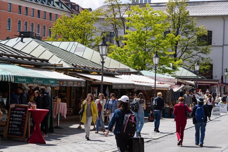 Stroll through the famous city market 