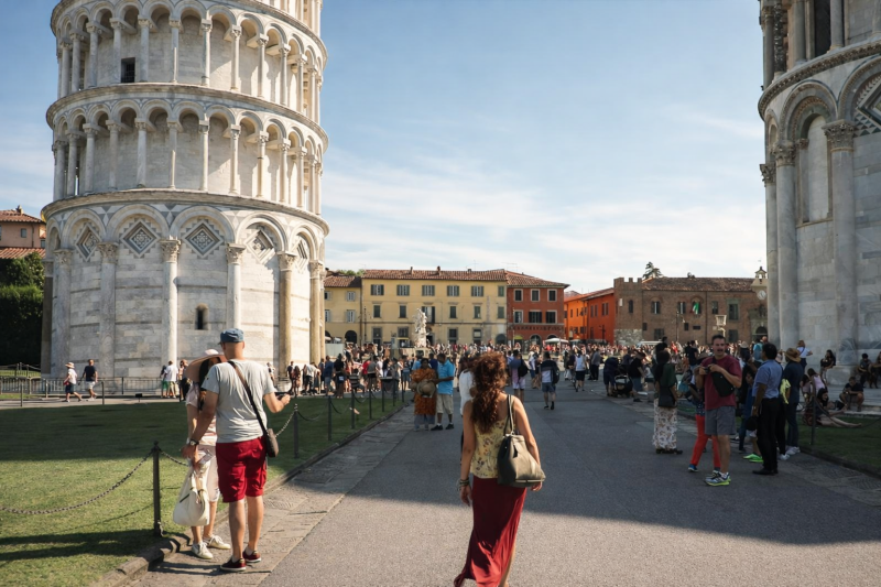 Getting to climb the Leaning Tower