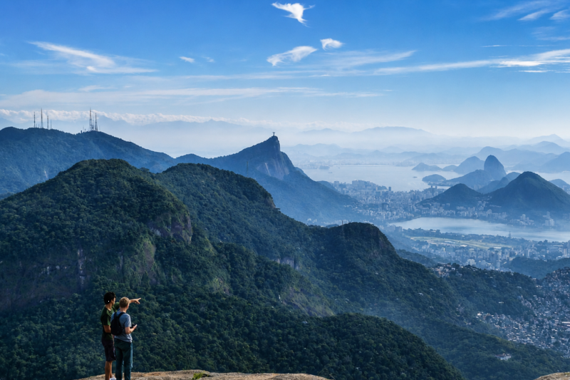 Outstanding view from up there!