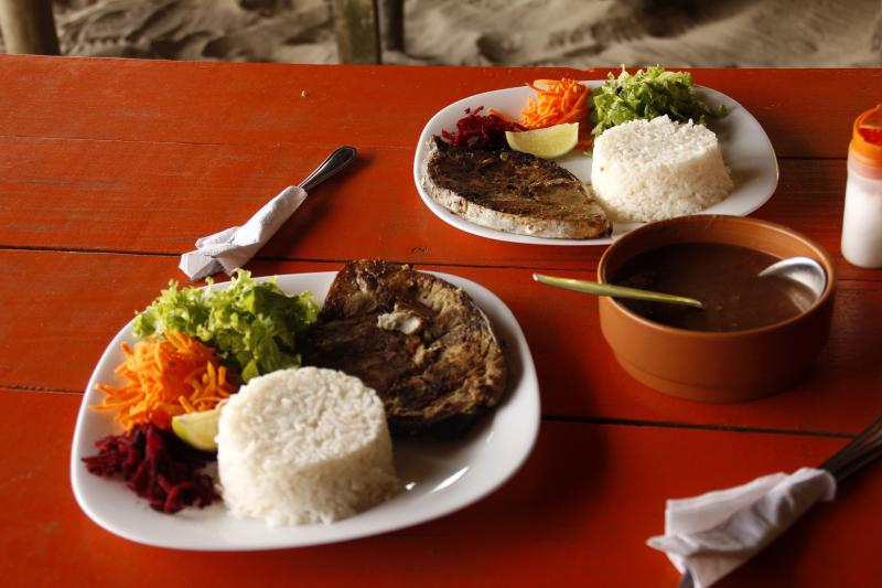 Optional Fresh fish and brazilian food