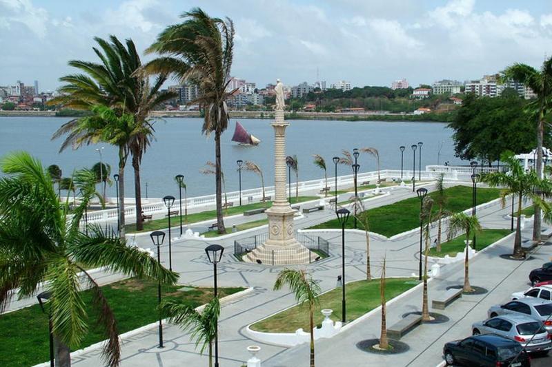 The beautiful Gonçalves Dias square