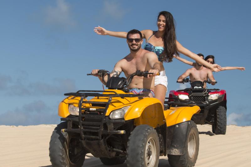 Have fun in optional quadricycle ride