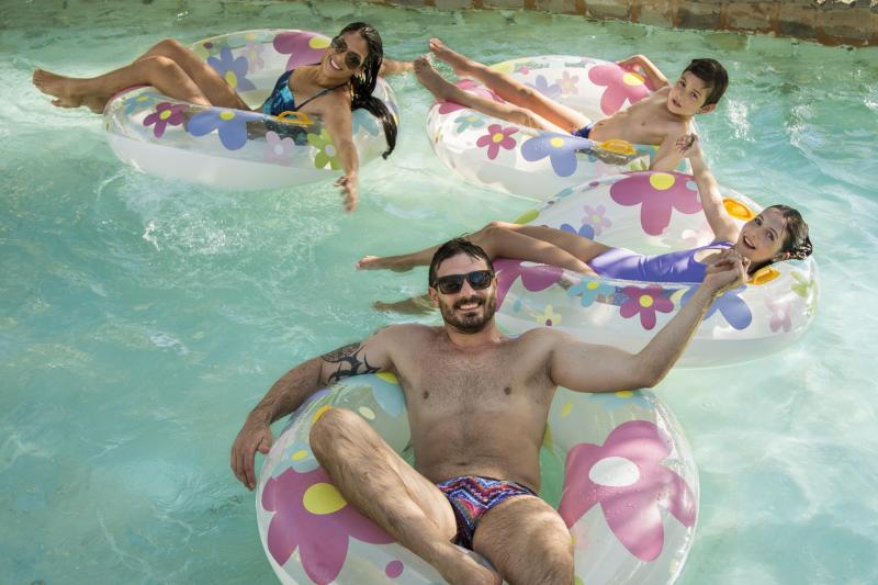 Take your time to to relax and swim
