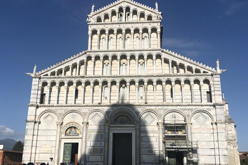 Pisa Cathedral at sunset