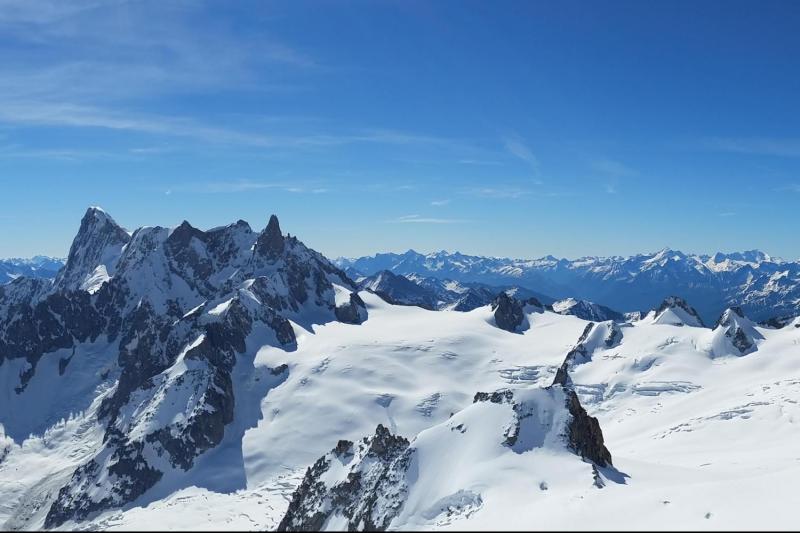View from Aiguille du Midi