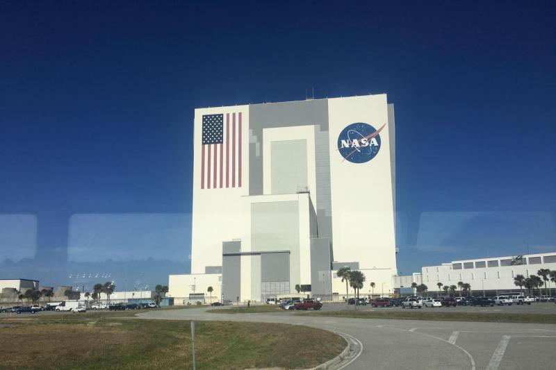 Get up close to the Vehicle Assembly Building