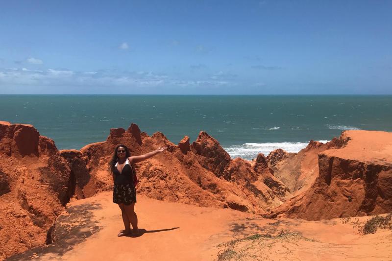 From Fortaleza: Morro Branco Red Cliffs & Colorful Dunes Tour: Full Day