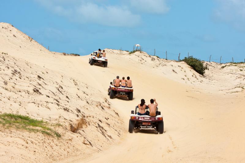 From Fortaleza: Lagoinha Beach Escape with Optional Boat & Dune Ride: Full Day