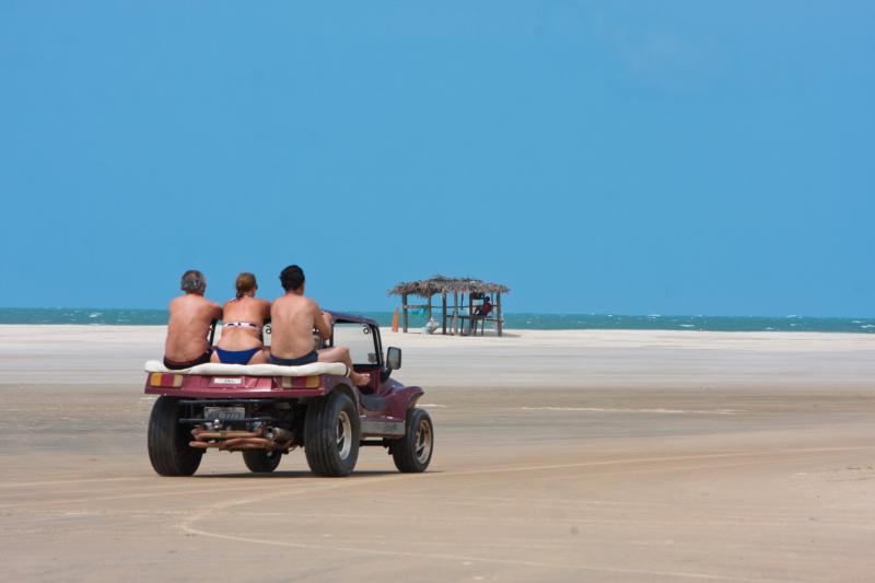 From Fortaleza: Lagoinha Beach Escape with Optional Boat & Dune Ride: Full Day