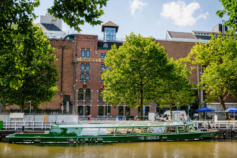 Amsterdam:  45-Minute Heineken Canal Cruise with Drinks & Heineken Experience