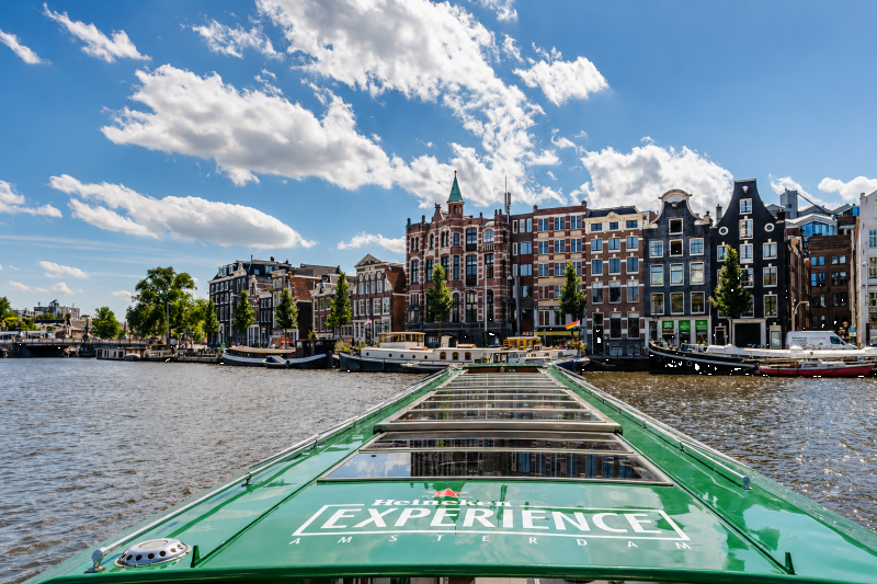 Amsterdam:  45-Minute Heineken Canal Cruise with Drinks & Heineken Experience