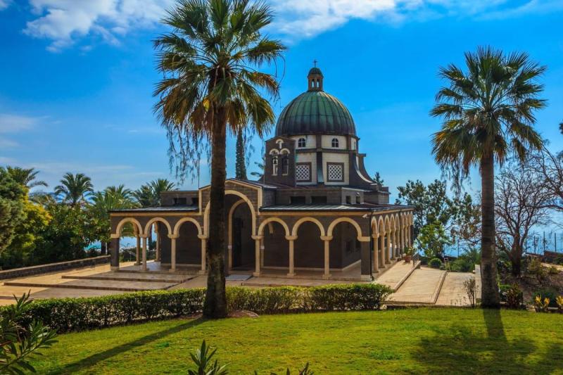The Franciscan Chapel atop the Mount of Beatitudes