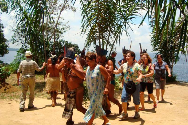 Manaus: Amazon Full-Day Experience with Indigenous Village, Pink Dolphins & Meeting of the Waters