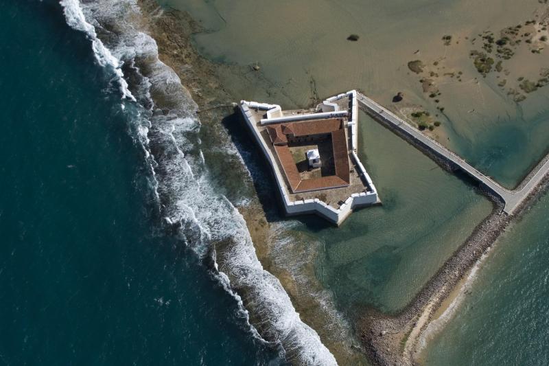 The beautiful Reis Magos Fort