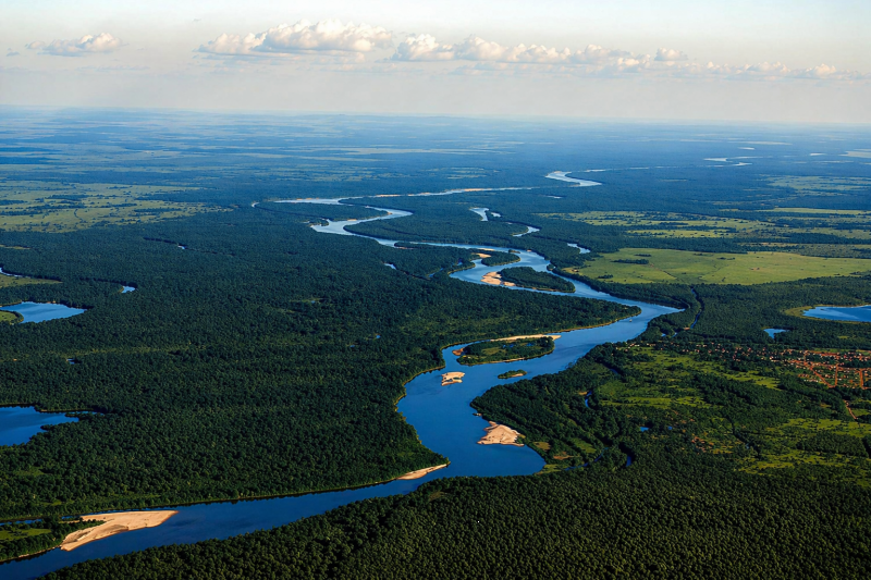 São Francisco River seen from above