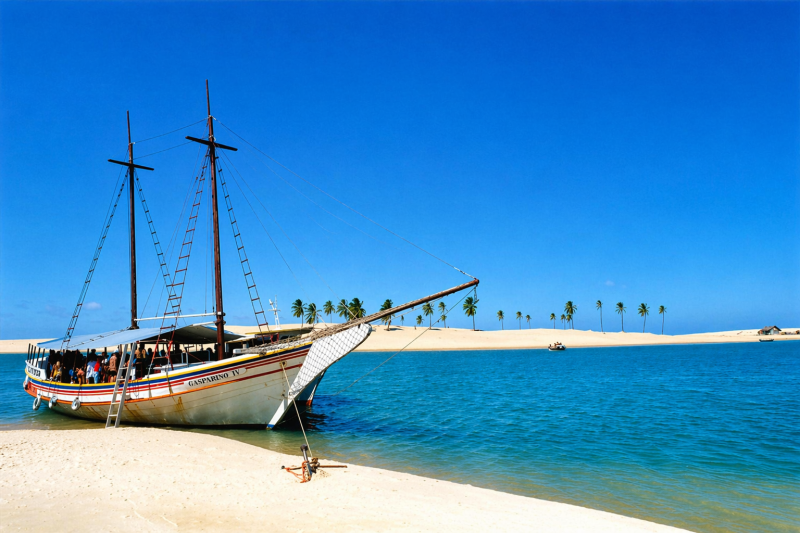 From Maceió: São Francisco River Boat Tour & Sand Dunes: Full Day