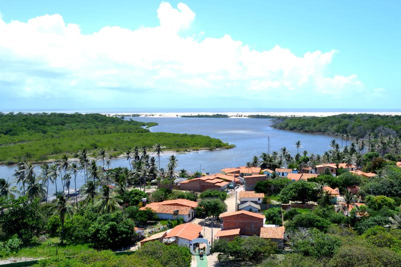 Mandacaru aerial view seen from the Lighthouse