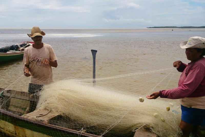 Local fisherman at work