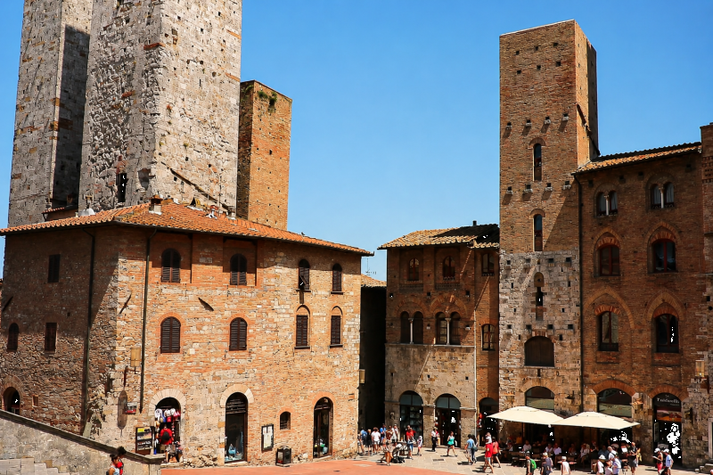 From Florence: Pisa, San Gimignano, Siena & its Cathedral Tour with Lunch & Wine