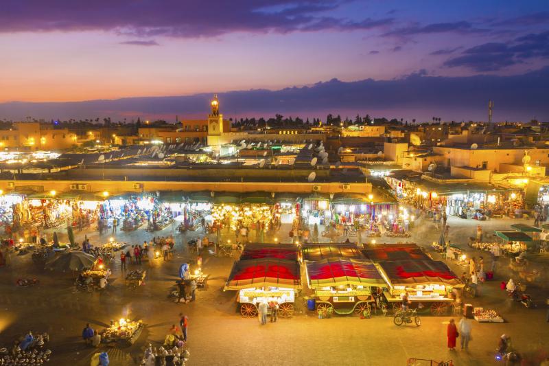 Marrakech: Fantasia 1001 Nights Dinner Show with Private Transport