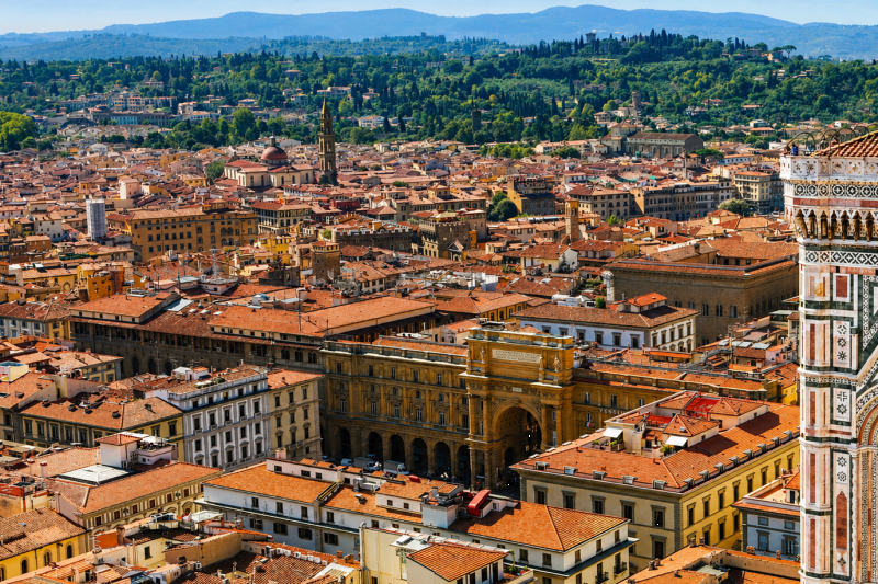 Inside Uffizi Gallery
