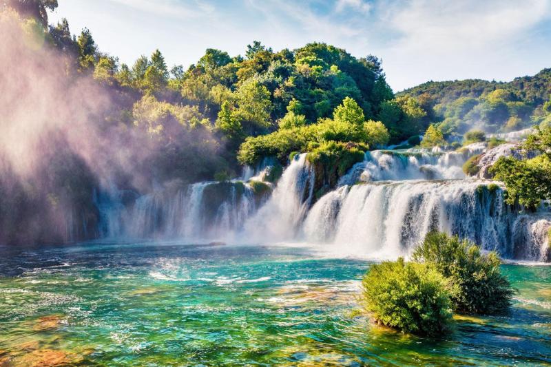 From Trogir: Krka National Park Full Day Tour with Local Guide & Wine Tasting