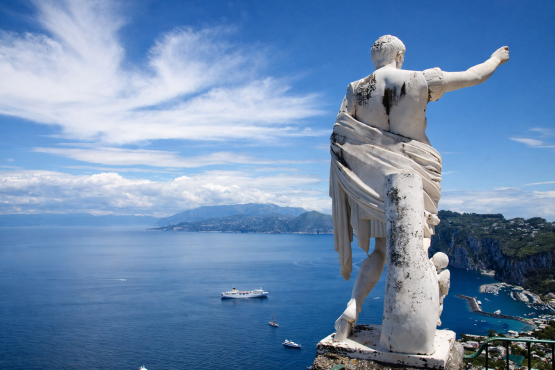 Capri Island with Blue Grotto One Day Trip from Rome with Hotel pick-up