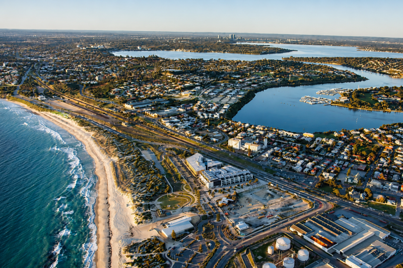 Visit Kings Park - spectacular views over Perth skyline, Swan River and Melville Water