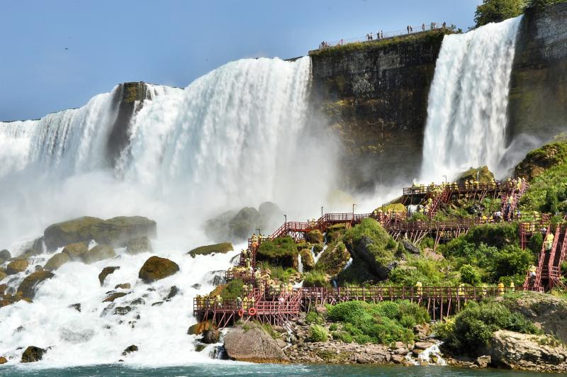 American Falls Tour with Maid of the Mist & Cave of the Winds from USA