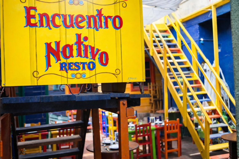 Lunch in Encuentro Nativo, Caminito