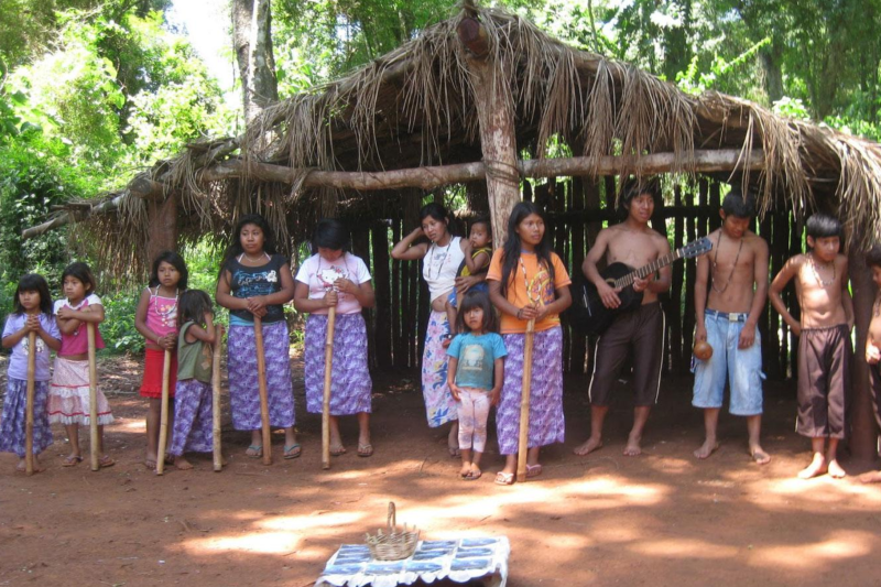 Visit to the Guarani Village in Fortin Mborore with Brunch from hotels in Brazil