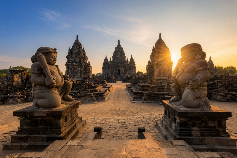 Gate of Prambanan Temple
