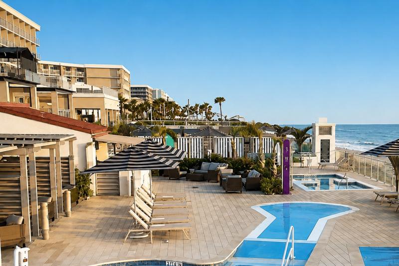 From Orlando: Daytona Beach Day Trip with Hard Rock Resort Access & Hotel Pickup